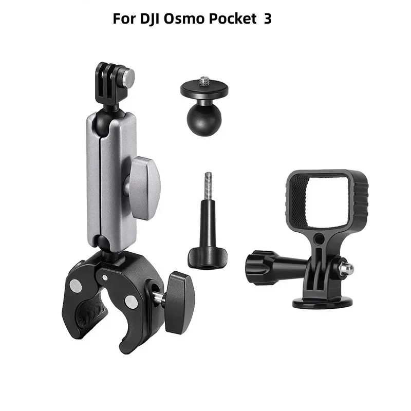 Supporto Per Manubrio Per Moto Clip Gimbal Adapter Frame Per Dji Osmo Pocket 3 /Pocket 2 /Gopro /Dji Action Camera Accessori