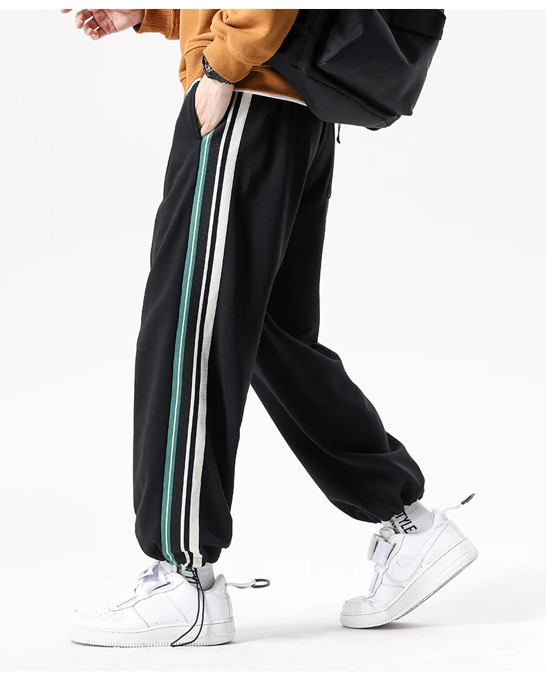 M-8XL Spring Men's Sweatpants Large Size Gym Running Jogging Pants Baggy Comfortable Elastic Waist Casual Trousers Outdoor Youth pants fashion