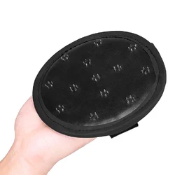 14X15CM Enhance Pain Quincunx Stainless steel Spikes Leather Spanking Paddle Slapper PU Leather Horse Whip for Horse Training