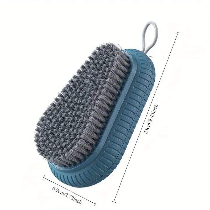 1Pc Plain color plastic soft-wool laundry brush shoes washing clothes brush board brush shoes brush 2