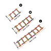 3/5/7 Ladder Birds Pet Parrot Ladders Climbing Toy Natural Wood Hanging Colorful Ball Toy for Conures Parakeets Cockatiels D9253 6