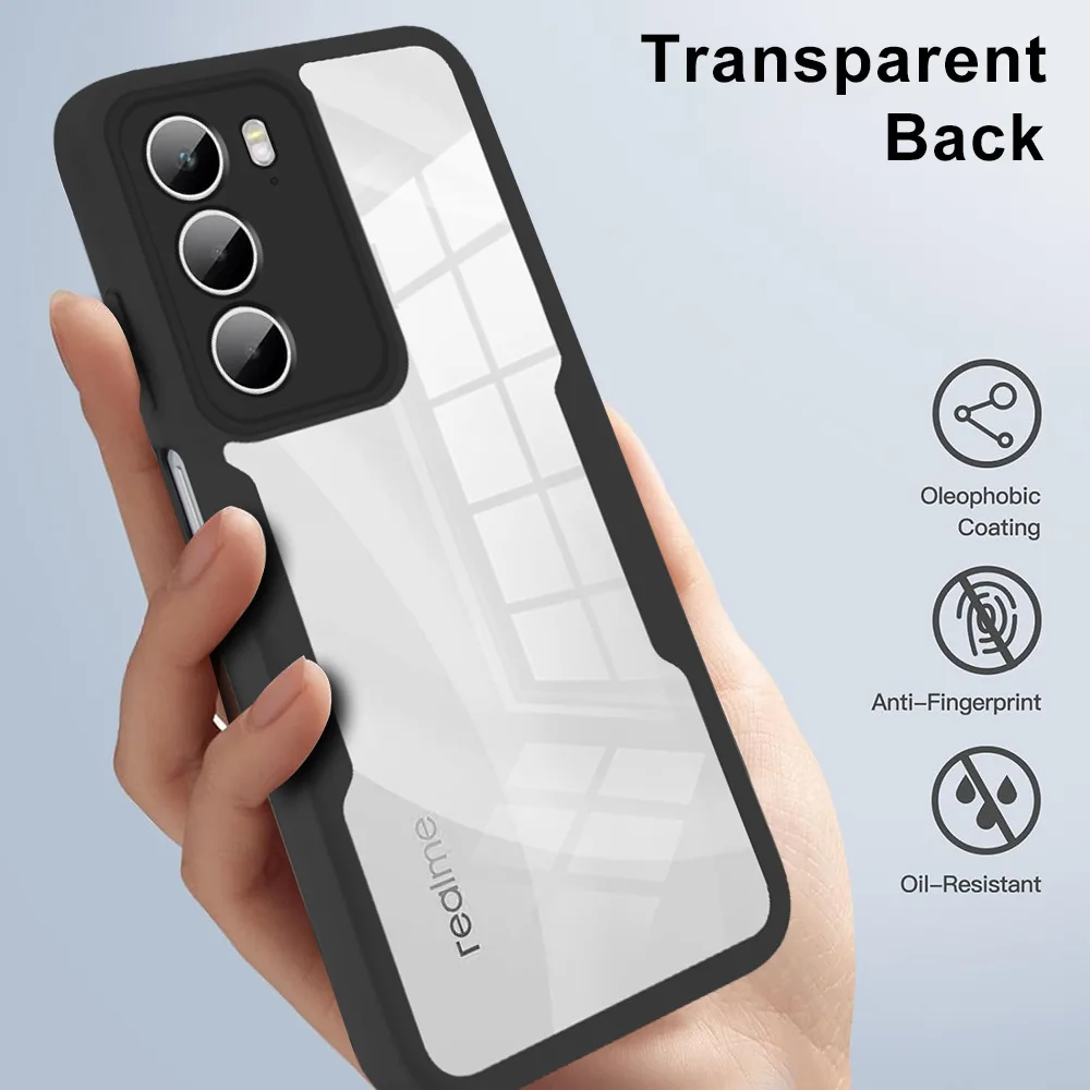 Full Body Protection Hard Clear Back Protective Case Cover