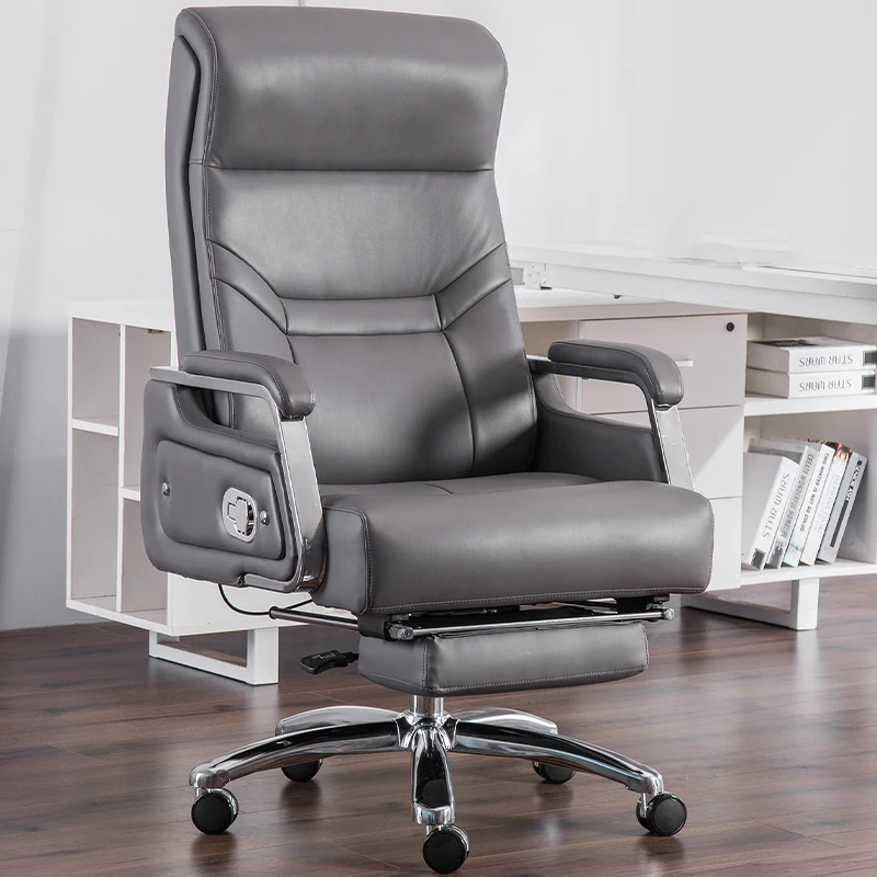 Vanity Ergonomic Chair Swivel Lounge Leather Study Arm Office Chair Designer Bedroom Zero Gravity Sillas De Oficina Furniture