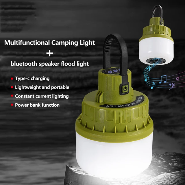 Outdoor Camping Lampe Retro Tragbare Camping Laterne Lautsprecher USB  Aufladbare Zelt Licht Angeln Taschenlampe Outdoor Camping Licht - AliExpress