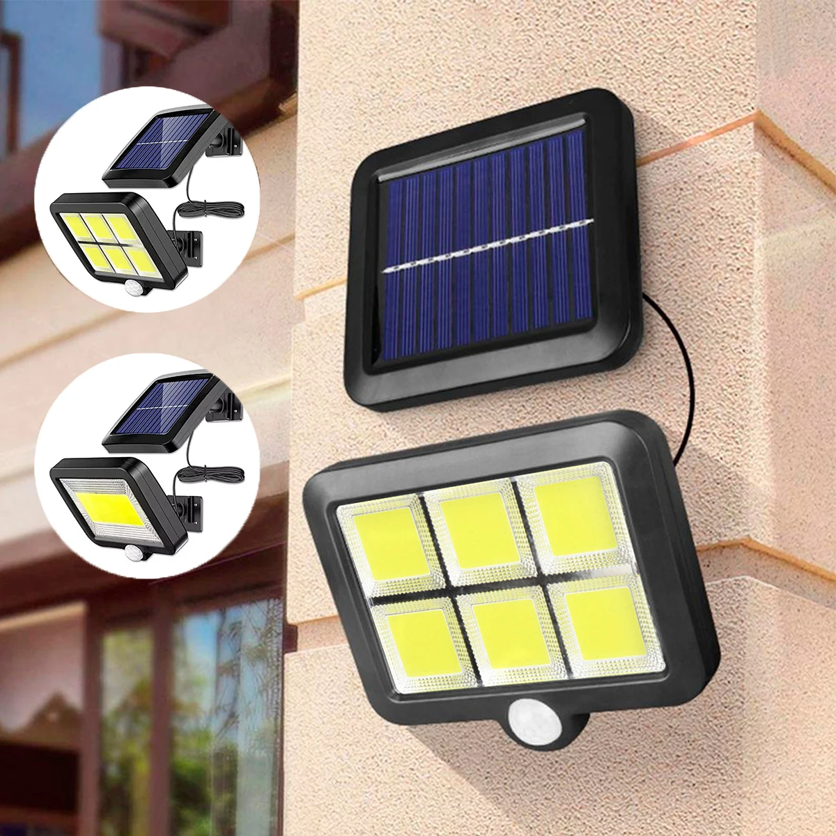 Solar panel lamp deals