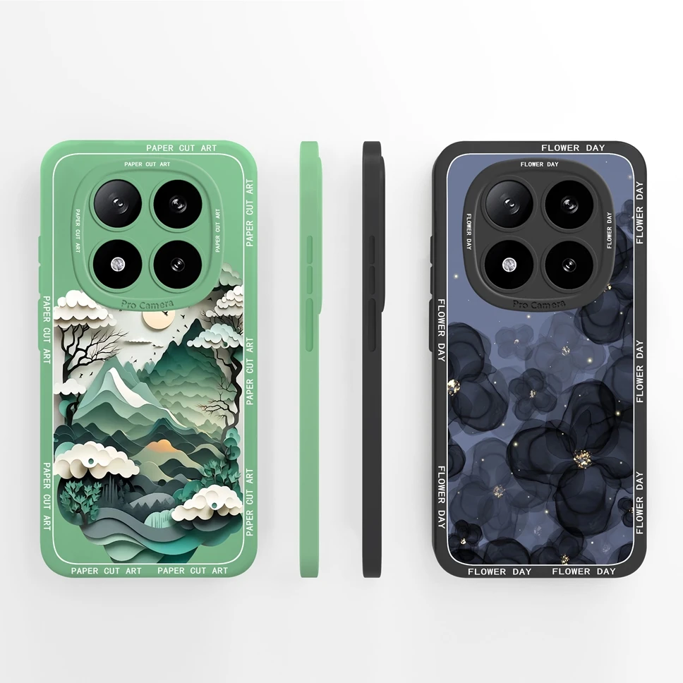 Lovely Stars Camera Protection Liquid Silicone Phone Case, Protective Back Cover