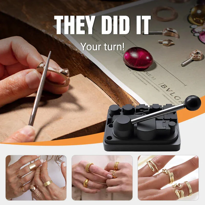 Plastic Ring Bending Machine for Gold Silver and Copper Multi-Functional Jewelry Rounding Forming and Rolling Tools Set