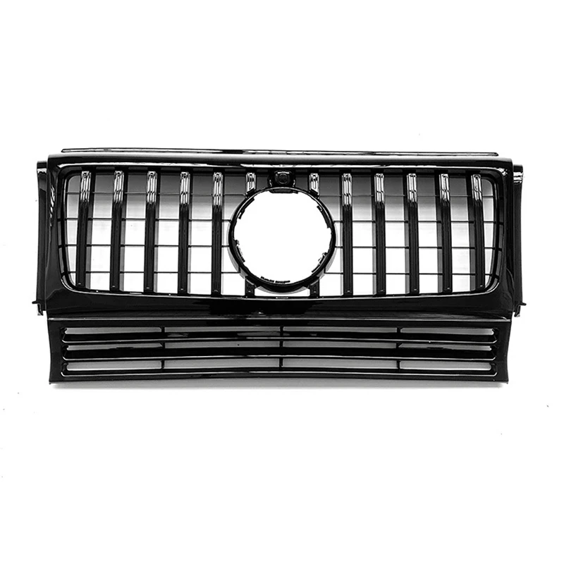 메르세데스 벤츠 G 클래스 W463 G500 G550 G63 G65 1990-2018 튜닝 액세서리용 GT R 스타일 프론트 인렛 그릴 범퍼 그릴