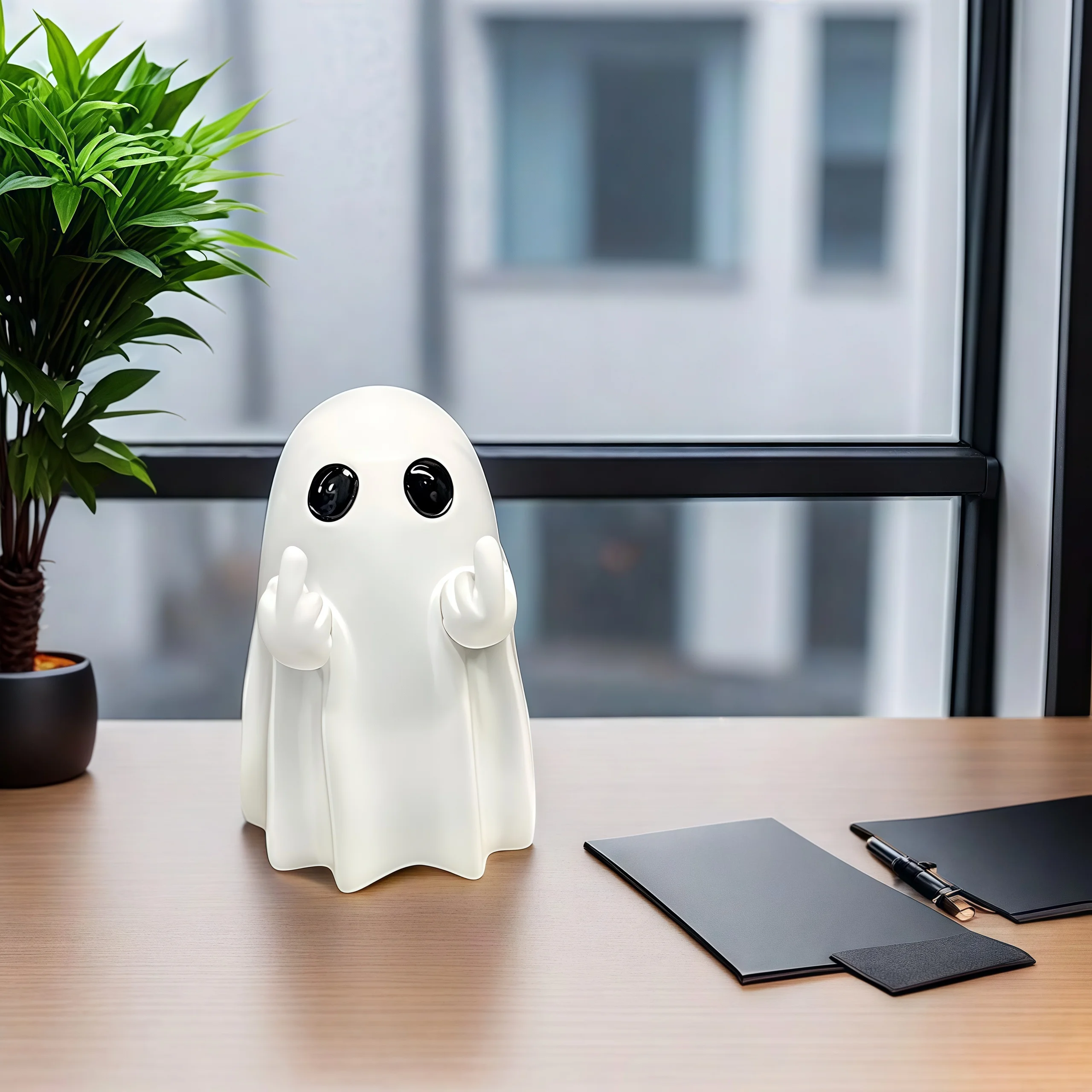 Cute Ghost Figurine Statue 5