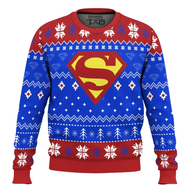 Sweat Noël Superman unisexe 4 Sweat Noël Superman unisexe