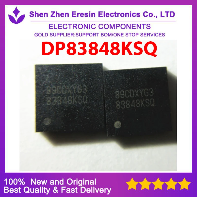 

Free shipping 1PCS/LOT DP83848KSQ QFP80 New and original