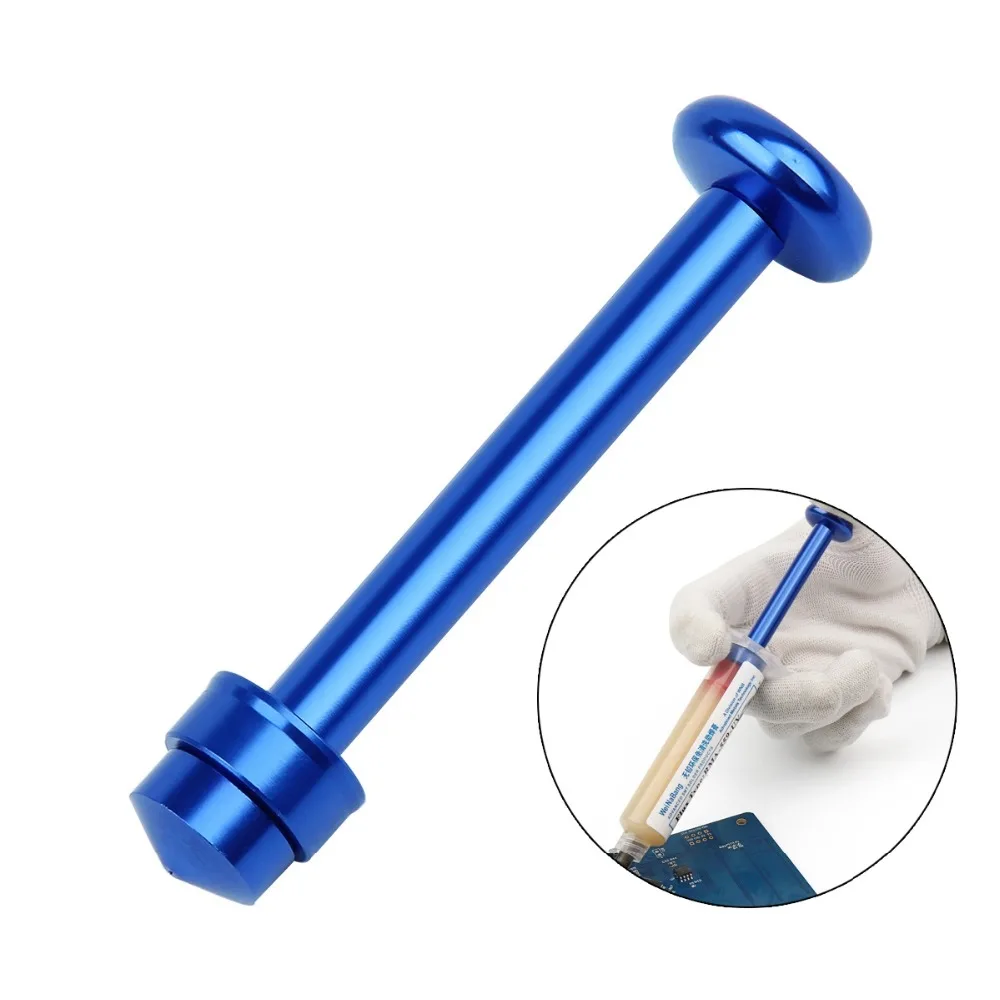 

BGA Solder Paste Flux Booster Aluminum Alloy Propulsion Tools UV Solder Mask Ink Welding Oil Pusher Soldering Accessories