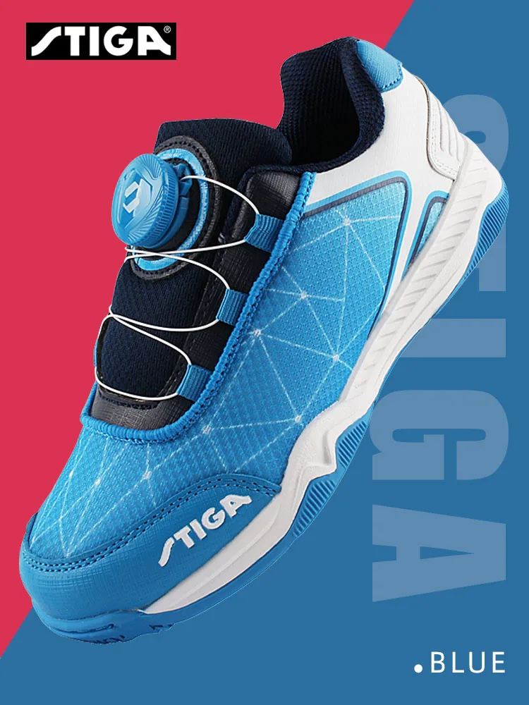 NEW Stiga Children Table Tennis Shoes For Kids Boy Girls Ping Pong Sport Sneakers