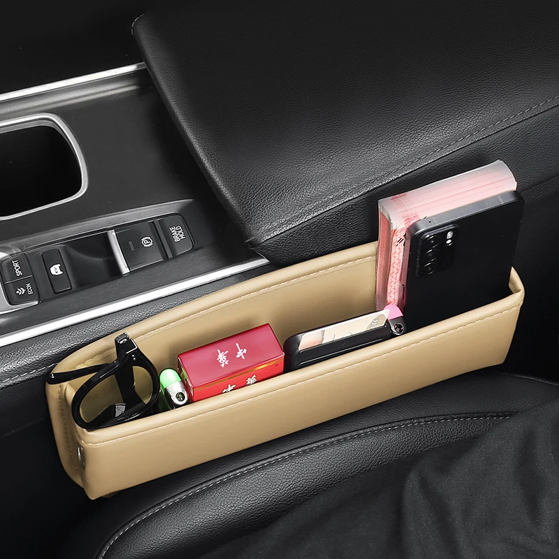 Caja de almacenamiento para asiento de coche, accesorios de