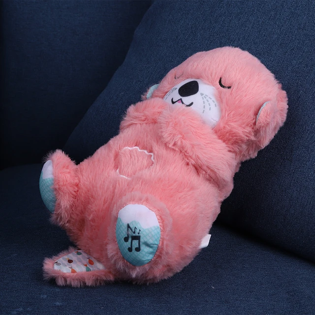 아기의 수면과 놀이를 향상시키는 수달 뮤지컬 봉제 인형