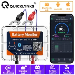 Advanced Wireless Bluetooth Car Battery Health Monitoring System (QUICKLYNKS BM6)