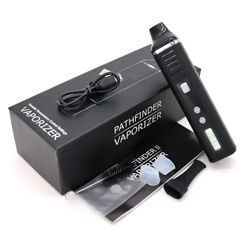 Vaporizador de hierbas secas ANIX TAURUS Cámara de cerámica Kit de cigarrillos electrónicos Pathfinder Vape Pen Pantalla LED Control de temperatura Vaper de tabaco