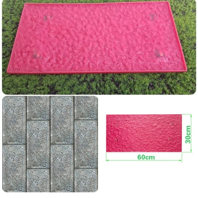 Stamp wall stone cement printing mold hand-pressed bluestone slab mold floor embossed cement ground courtyard simulation