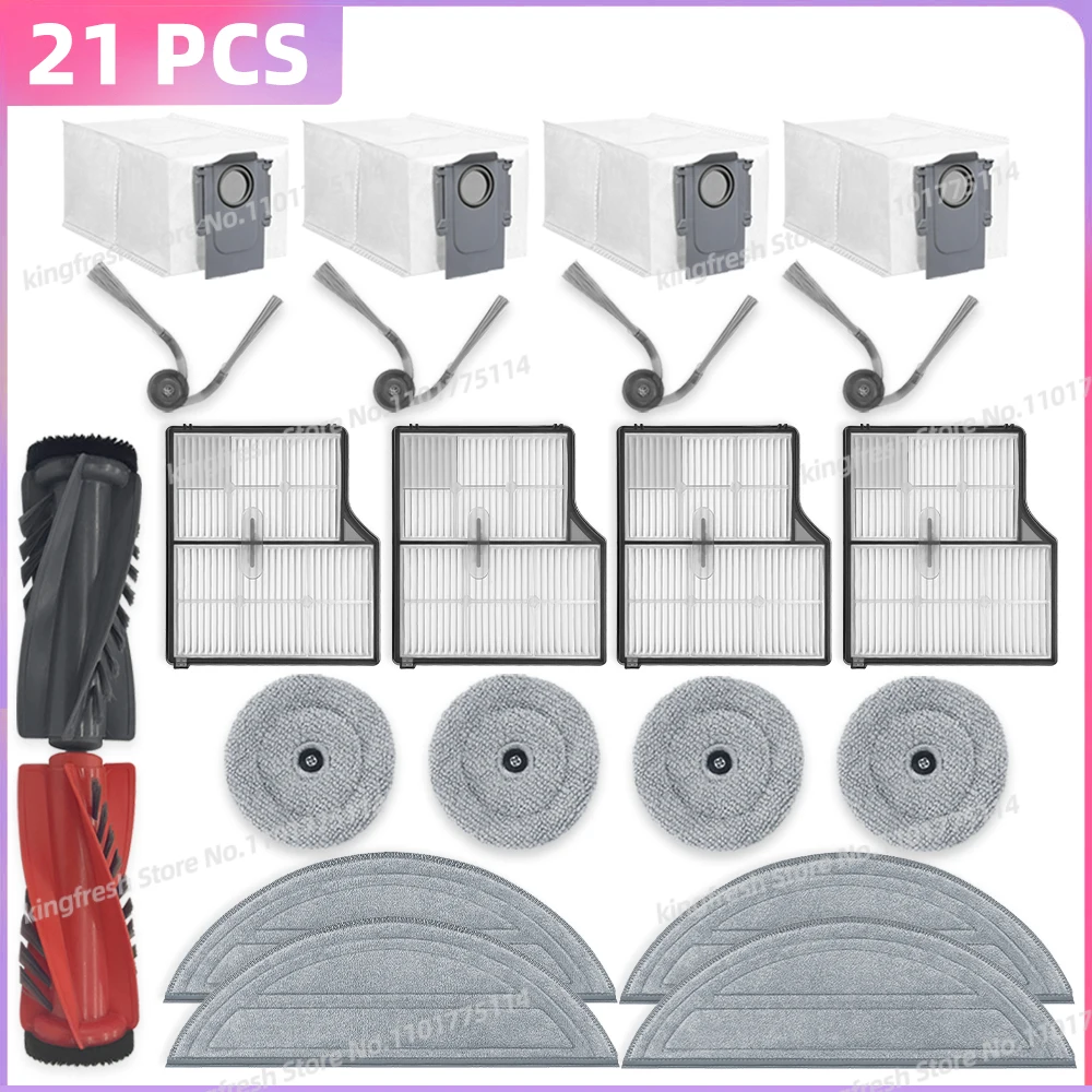Roborock Saros 10/S9 MaxV Ultra/S90ver/G30/A1460RR Acessórios Para Aspirador De Pó Robô Rolo Principal Escova Lateral Fi I.565078775