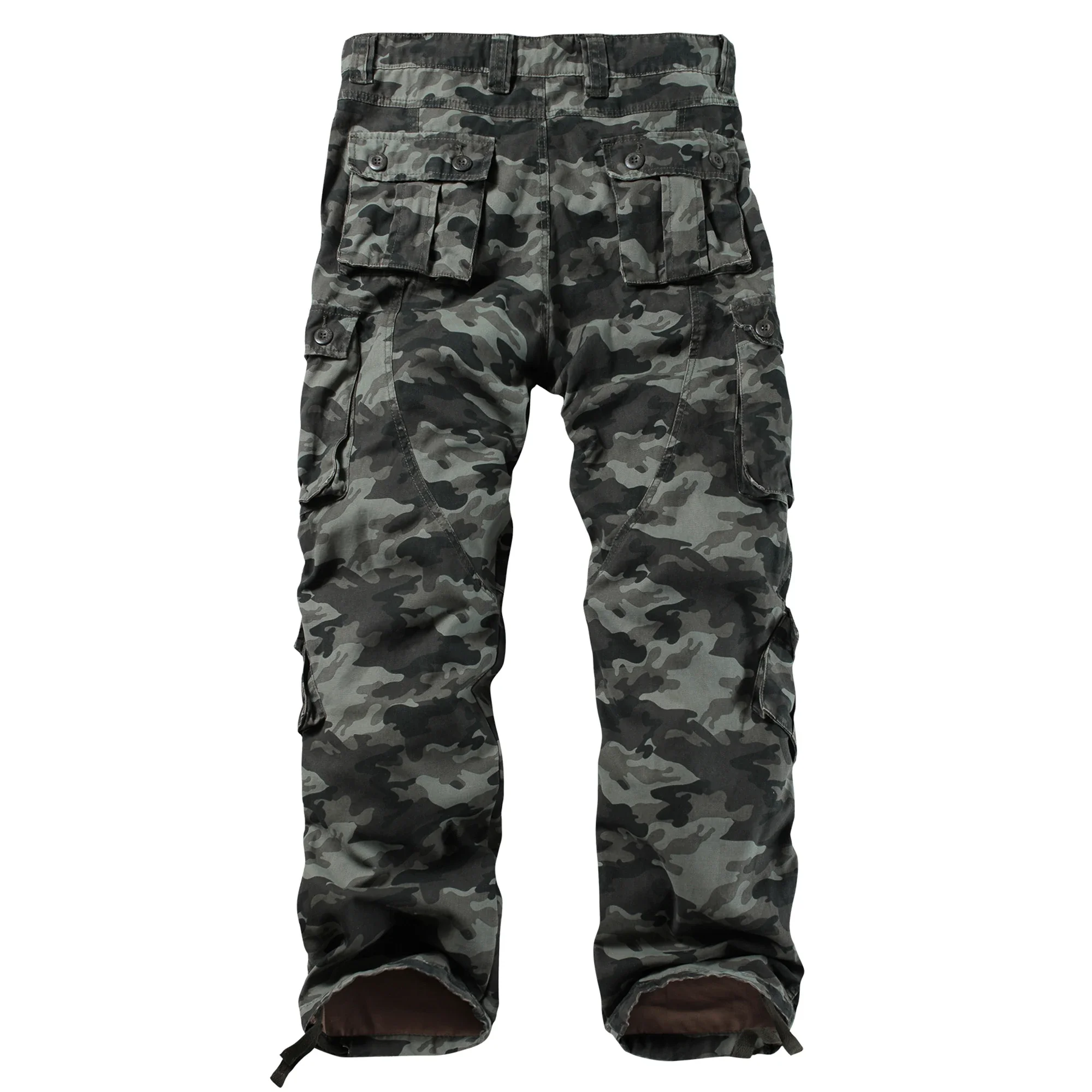 Men Combat Pants With Knee Pads Tactical Cargo Sport Trousers Camouflage Multicam Trekking Hunting Clothes（Not belt） 2