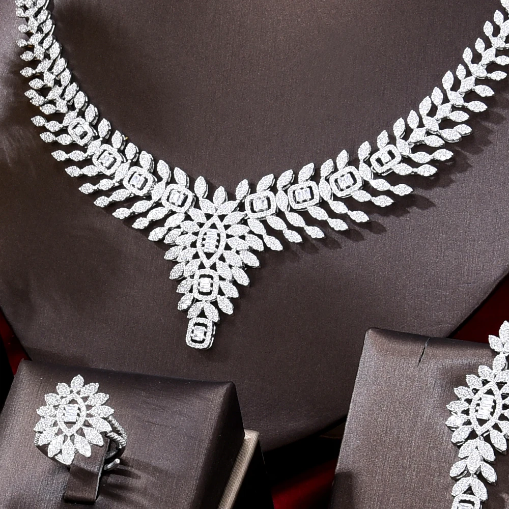 GODKI BIG Fashion 4PCS Luxury Tassel African Jewelry Set For Women Wedding  Party Cubic Zirconia Dubai Bridal Jewelry Indian 2022 - AliExpress