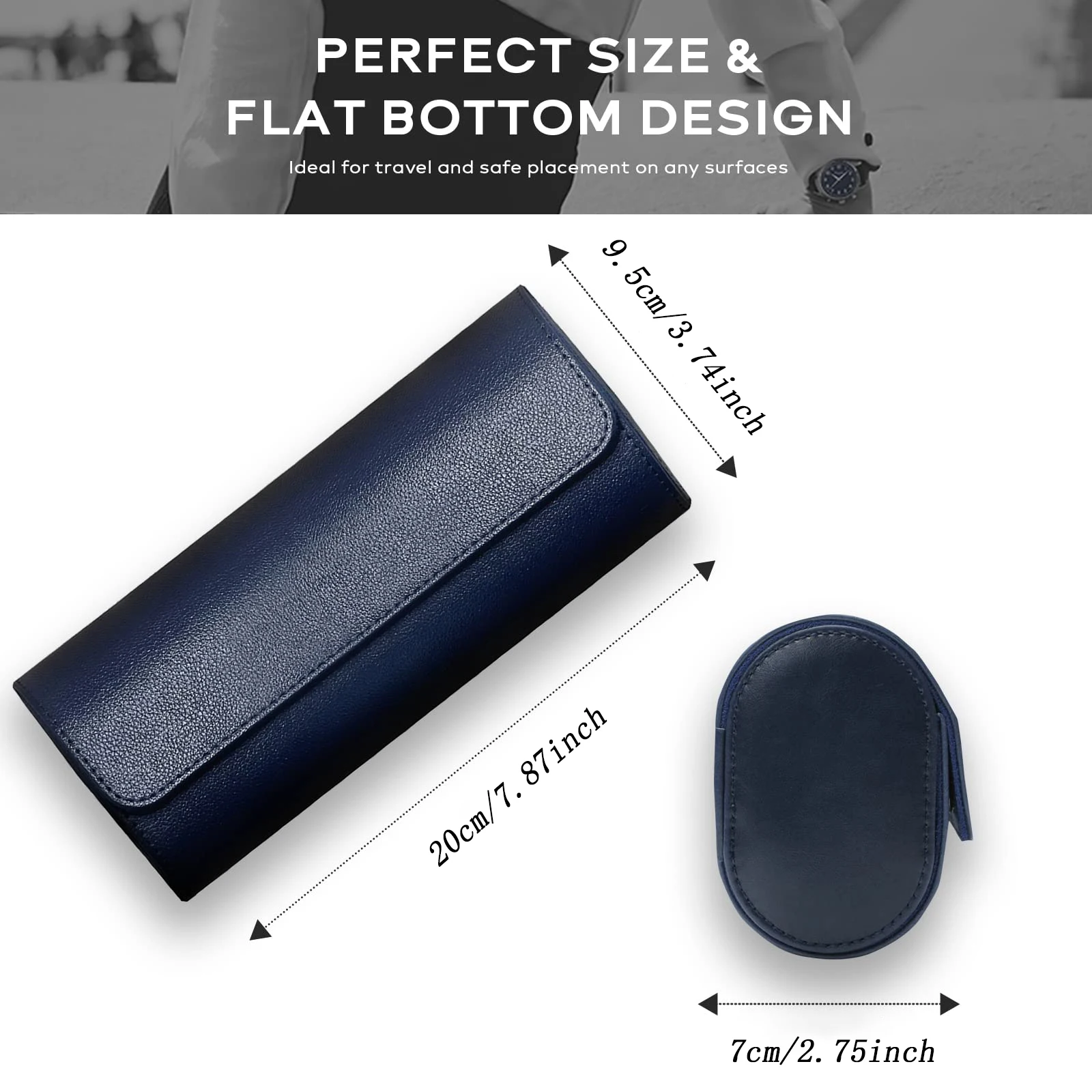 Watch Storage Box Watch Storage Pouch Watch Storage Bag Watch Display Stand Watch Case Travel Organizer Watch Roll Case 3 Display Storage for Men Watches Accessory Gift