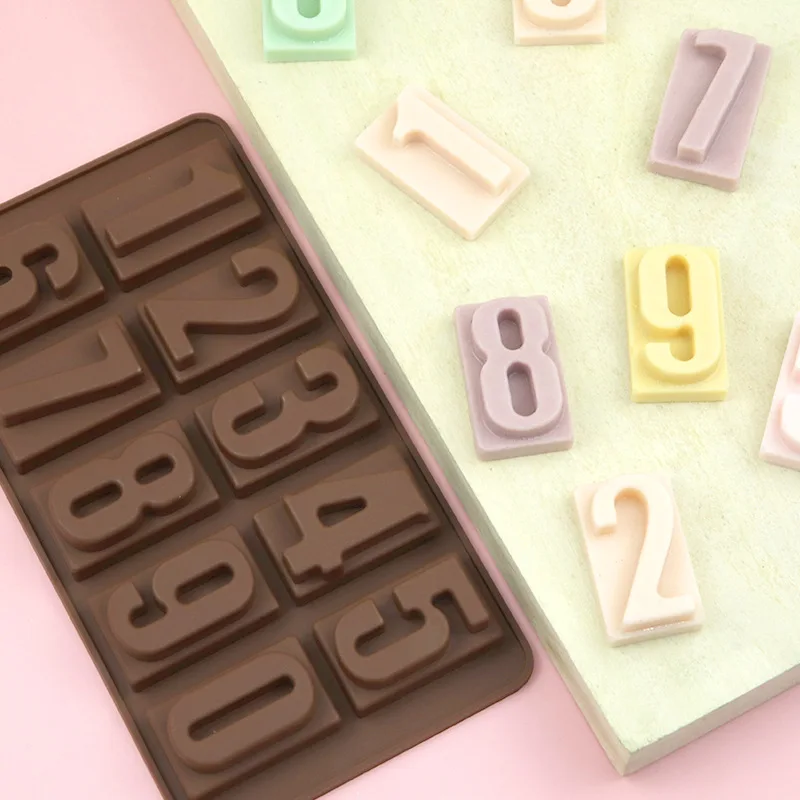

Silicone Chocolate Mold Baking Tools Non-stick Cake Jelly and Candy 3D DIY