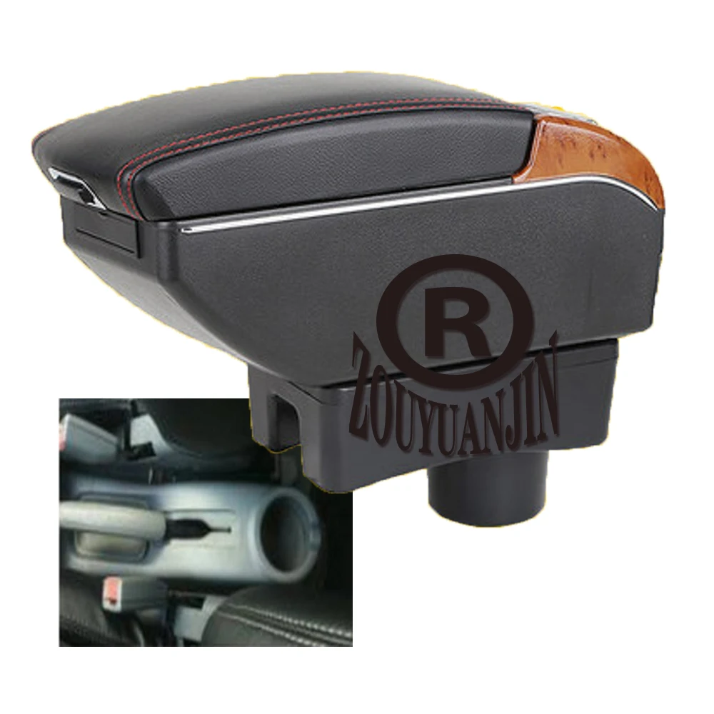 

For Hyundai Accent Tegas 2 Armrest Box Retrofit Parts Center Console Special Storage Space Car Elbow Rest with USB Cup Holder