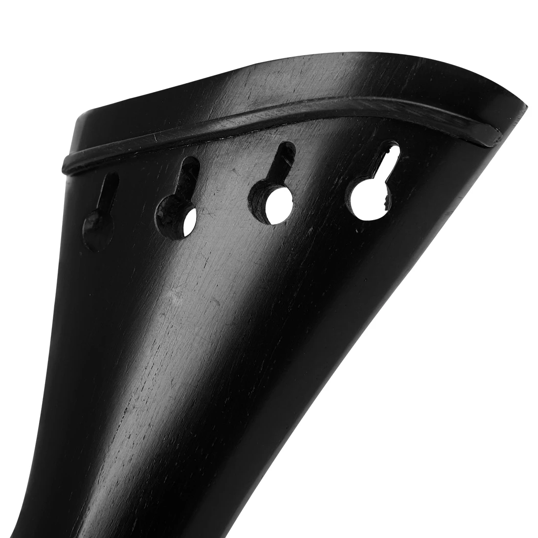 Description Picture 6 of item4/4 Violin Bevelled Edge Plate Date Wood Suzuki Ebony Violin Tailpiece Solid Wood No Deformation Violin Parts & Accessories