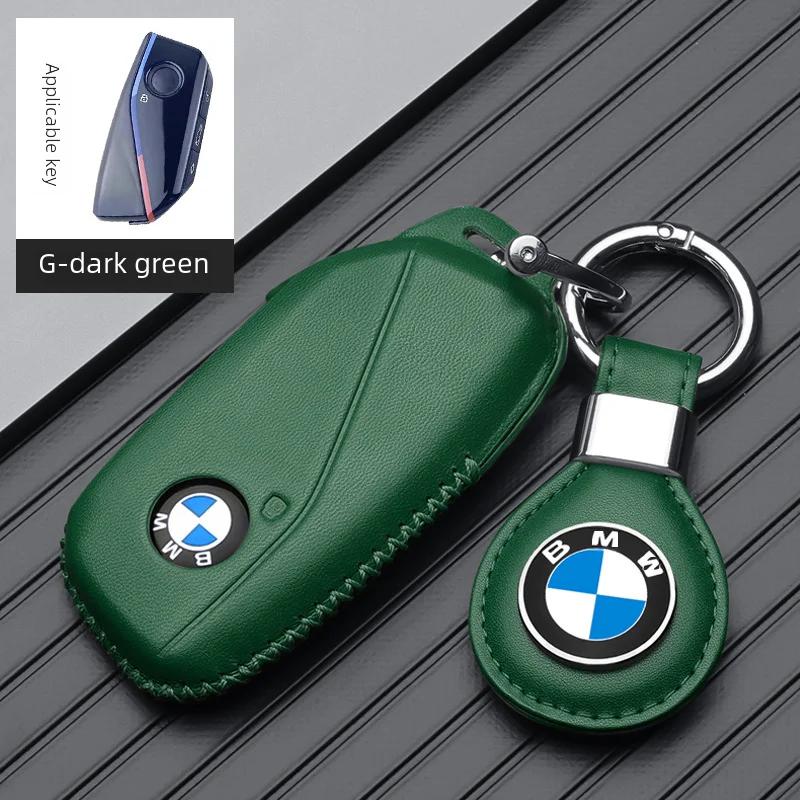 Bmw 7 시리즈 모델용 천연 가죽 키 케이스, X1/x7x5, Ix/i7/xm740li 쉘 735x6 버클, 신제품