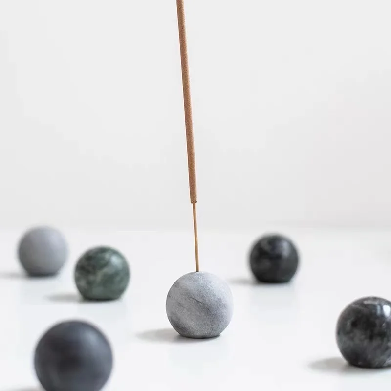 Spherical Incense Insert Silicone Mold Epoxy Resin Thread Incense Plaster Holder Joss Stick Stand Concrete Mold Home Craft Tools silicone mold