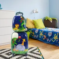 Ensemble de 2 valises de voyage pour enfants : valise 16'' + sac à dos 12'' 2