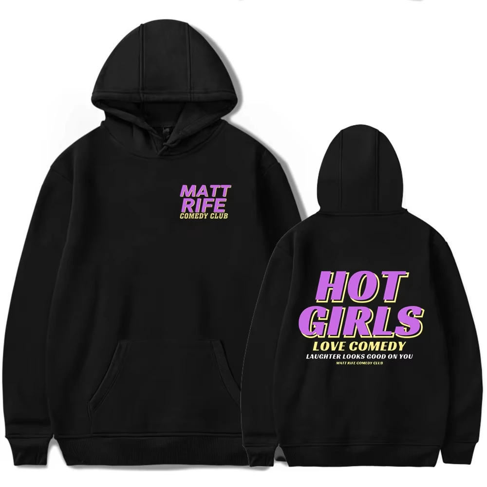 2025 New Matt Rife 티셔츠 Merch Hot Girls Love 코미디 후드 인기 그래픽 유니섹스 트렌디 캐주얼 스트리트웨어