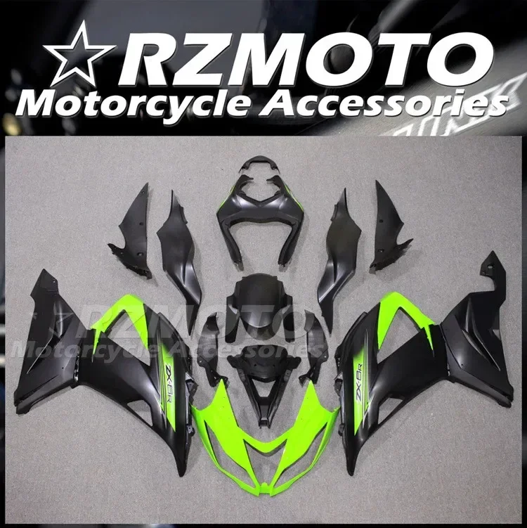 

New ABS Fairings Kit Fit For KAWASAKI ZX-6R 13 14 15 16 17 ZX6R 636 2013 2014 2015 2016 2017 2018 Bodywork Set Green Black