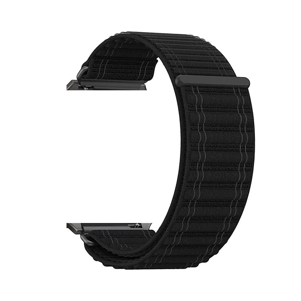Breathable Soft Nylon Wristband with Metal Connector - Adjustable Sport Strap