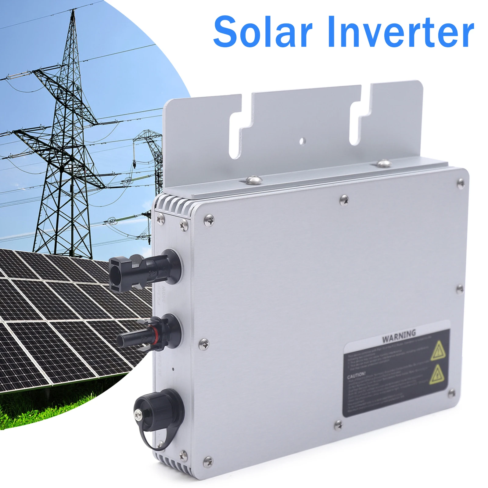 Micro Inverter Da 300W Con Display Lcd Modulo Inverter A Griglia Solare Inverter Mppt Fotovoltaico Ip65 Micro Inverter Impermeabile