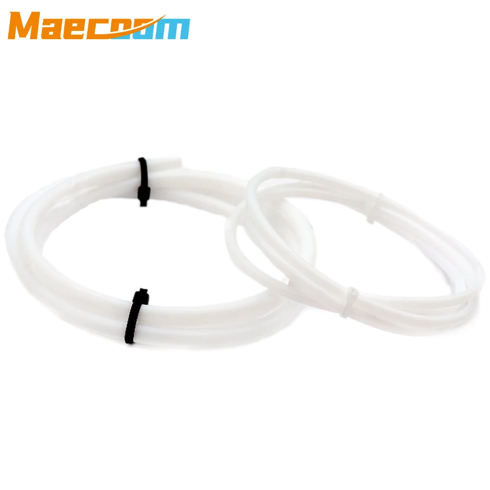 Maecoom 5M 10M PTFE 튜브 파이프 V5 V6 용 J 헤드 핫 엔드 보우 덴 압출기 3D 프린터 부품 1.75mm 3mm 필라멘트 ID 2mm 3mm 4mm 튜브