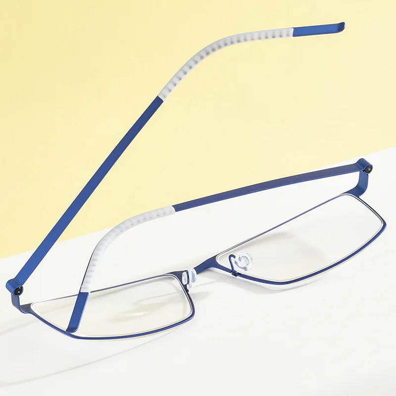 

ELECCION немецкая оправа для очков Мужские квадратные оптические оправы для очков по рецепту при близорукости Противоскользящие силиконовые очки без винтов