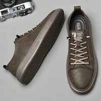 New Genuine Leather Mens Casual Shoes Designer Luxury Brand Lace Up Skateboard Sneakers Italian Men Shoes Mocassins Plus Size 47 2