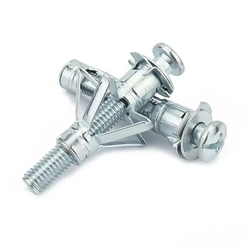 M4 M5 M6 Drywall Anchor Plasterboard Cavity Plug Dowel Hollow Wall Anchor Molly Ceiling Expansion Screws Gypsum Board Holes