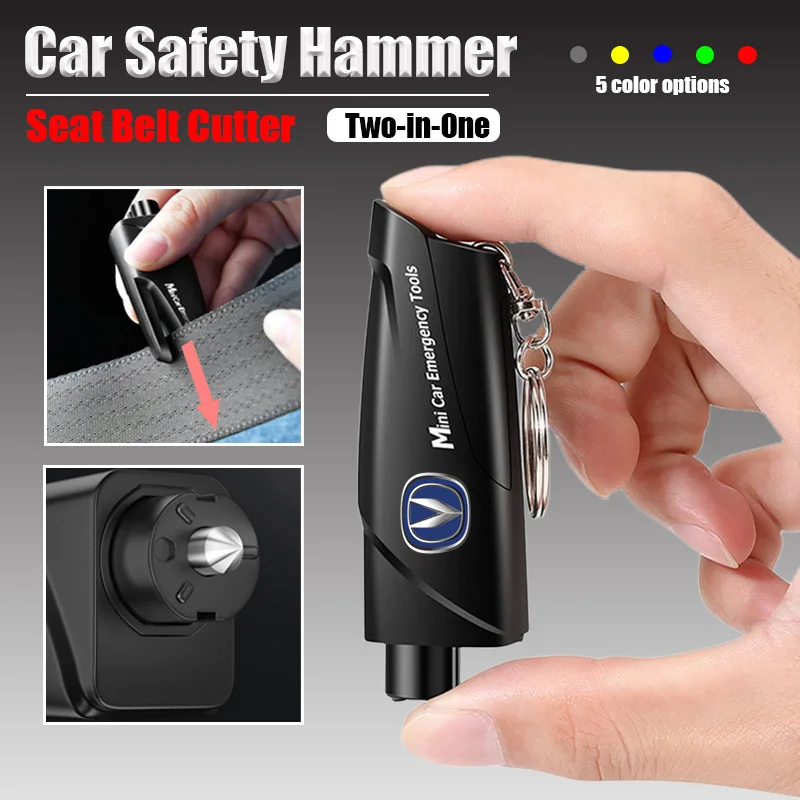 

1PC 3 In1 Car Broken Window Hammer Rescue Tools for Changan Cs35 Plus Cs15 Cs55 Plus Cx75 Cs85 Cx70 Hunte Uni T 2023 Accessories