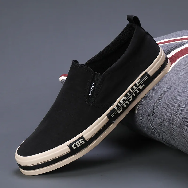 Mens Casual Shoes Ice Silk Cloth Shoes Loafers Sneakers 2024 New Breathable Flat Walking Shoe Classic Vulcanized Shoes for Men 3