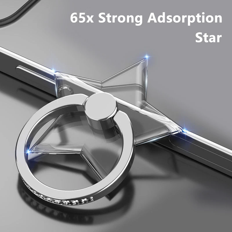 Elegant Diamond Inlaid Rotating Phone Holder with Ultra-thin Design and Strong Adhesive