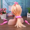 Fun Half Body Makeup Hairstyle Doll Mannequin Head Pretend Play Toys For Children Princess Dressing Learning Beautiful Girls Toy 6