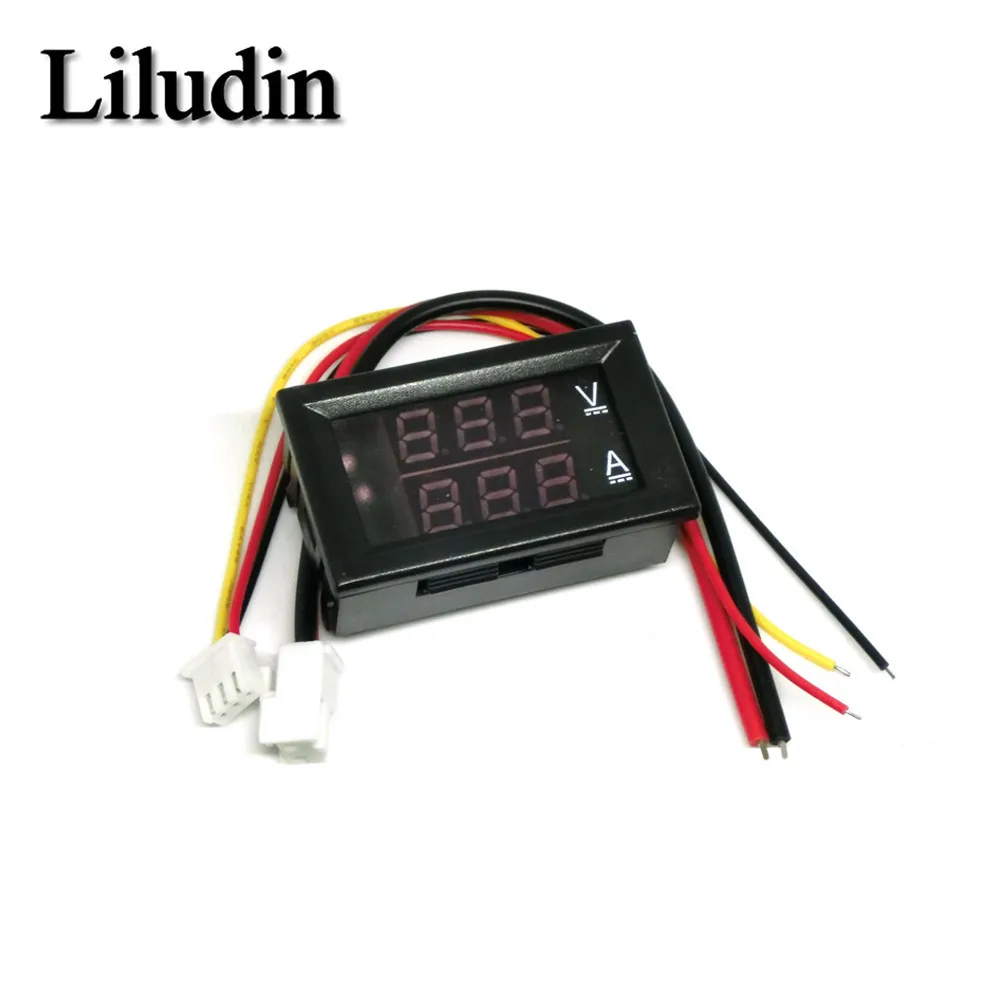 Digital Voltmeter Ammeter Mini DC 100V 10A Panel Amp Volt Voltage Current Meter Tester Detector 0.56