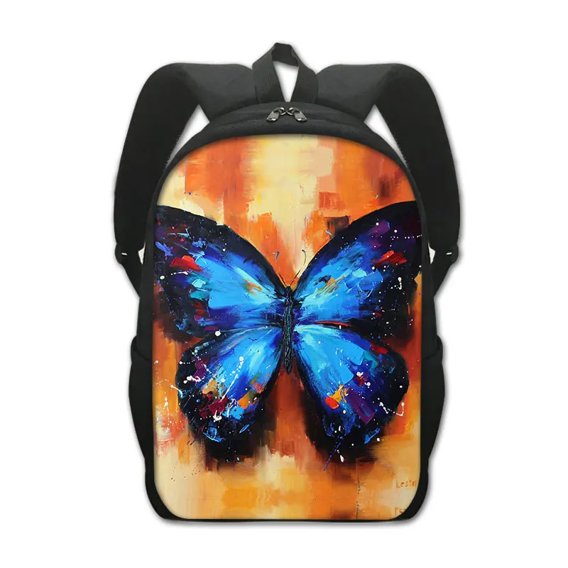 Beautiful Butterfly Backpack Women Casual Rucksack Fashion Travel Bags Children School Bags for Teenager Girls Daypack Bookbag