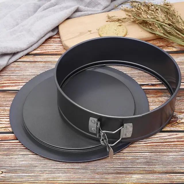 Professional Nonstick Springform Cake Pan with Removable Bottom for Home & Commercial Kitchen Baking, Oven Safe 2