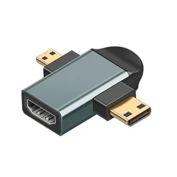 Premium Micro HDMI - Compatible Adapter - Type D to A 4K UHD Converter (Micro and Mini)