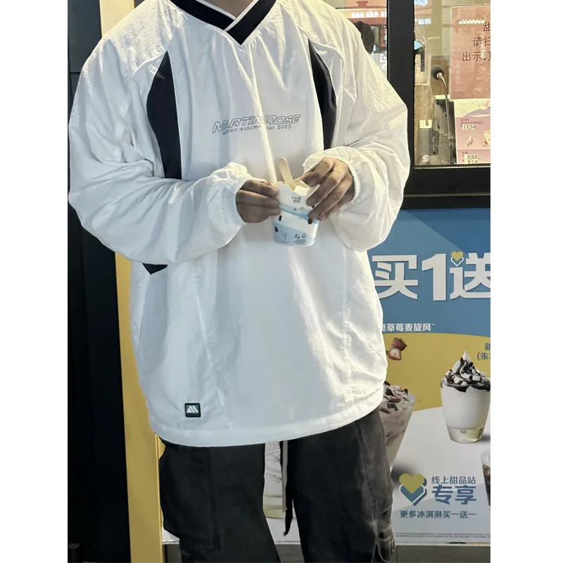 23ss High Street Martine Men V-neck Long Sleeves Womenswear