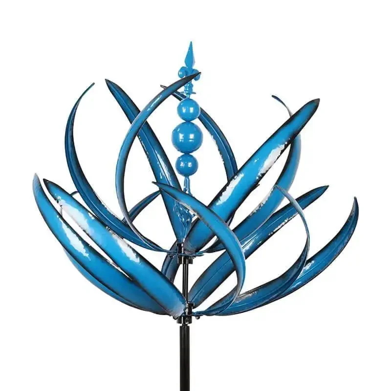 Harlow Wind Spinner Metal Windmill 3D Wind Powered Kinetic Sculpture Lawn Metal Solar Spinners Yard and Garden Decor for Garden Art Decor Garden Windmill Wind Spinner